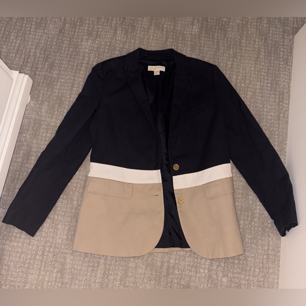 MICHAEL MICHAEL KORS COLORBLOCK BLAZER WITH 2 BUTTON POCKETS | SIZE 8 | NWOT